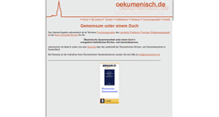 Desktop Screenshot of oekumenisch.de
