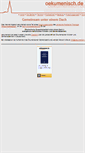 Mobile Screenshot of oekumenisch.de